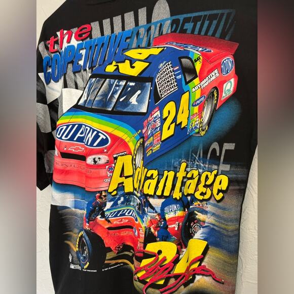 DEADSTOCK Vintage Chase 1997 Jeff Gordon Winston Cup ALL OVER PRINT AOP Size XL - Picture 7 of 11